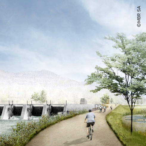 Measuring carbon footprint of run-of-river power station